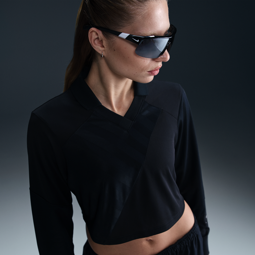 Crop top Nike Nike Sportswear Long Sleeve Cropped Top Sort | HF9507-010