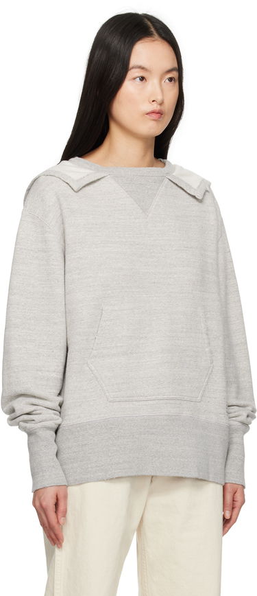 Sweatshirt Maison Margiela Maison Margiela Stamp Logo Hoodie Grå | S50GU0231 M25015, 4