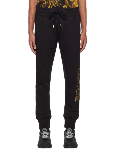 Joggingbukser Versace Drawstring Sweatpants Sort | E76GAAT00_ECF01T