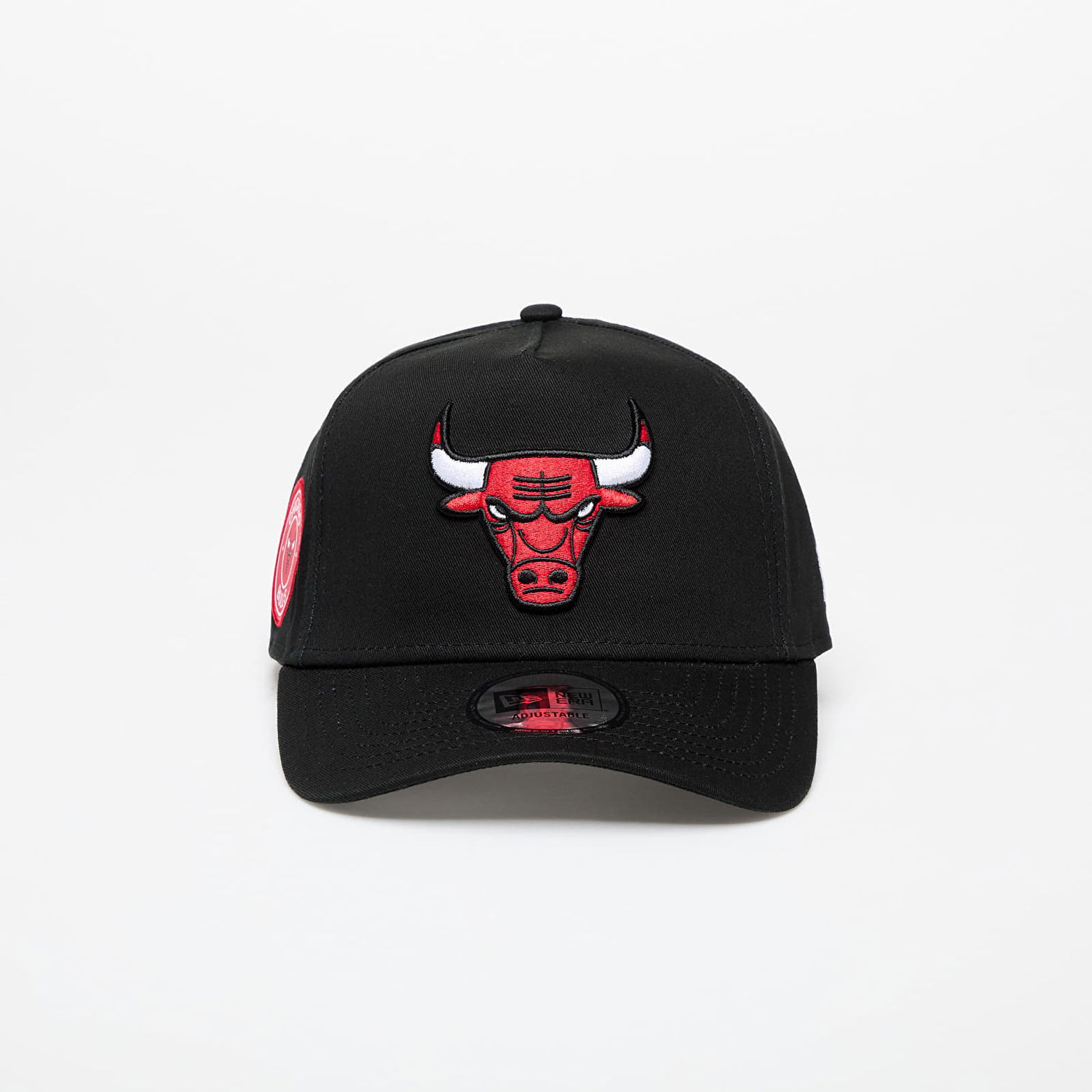 Kasket New Era Chicago Bulls Aframe NBA Patch Cap Black Sort | 60580707, 0