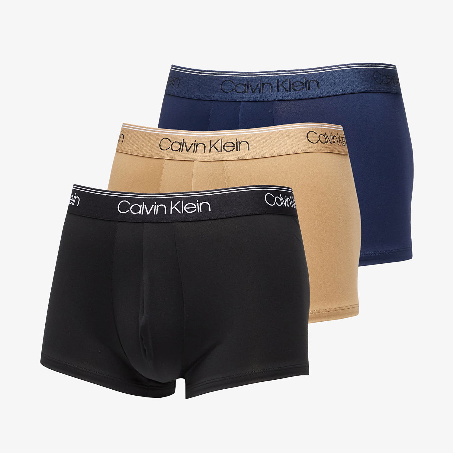 Boksere CALVIN KLEIN Microfiber Stretch-Low Rise Boxer 3-Pack Flerfarvet | NB2569A KM1, 0