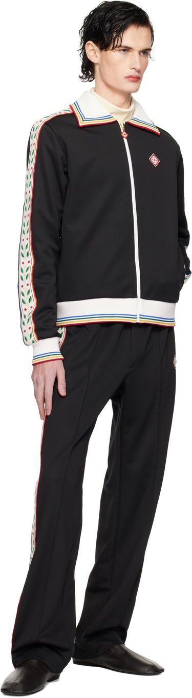 Joggingbukser Casablanca Laurel Track Pants Sort | MPS25-JTR-230-01, 3