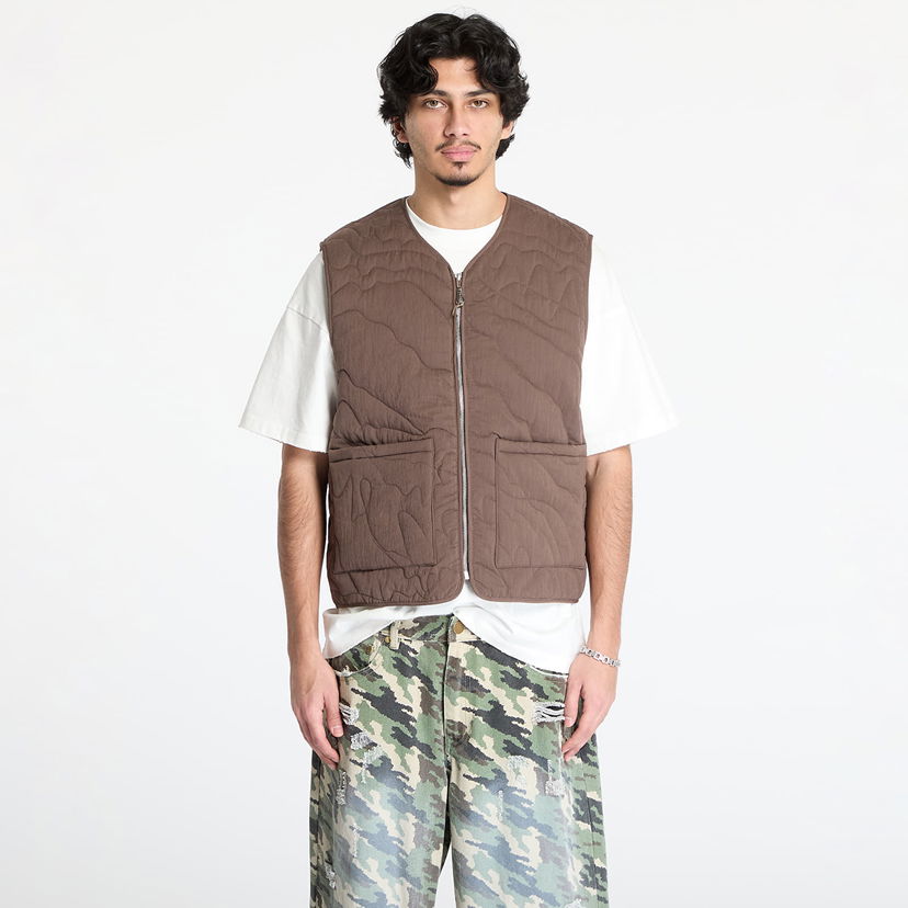 Vest Footshop Quilted Vest Brun | FTSHP_468