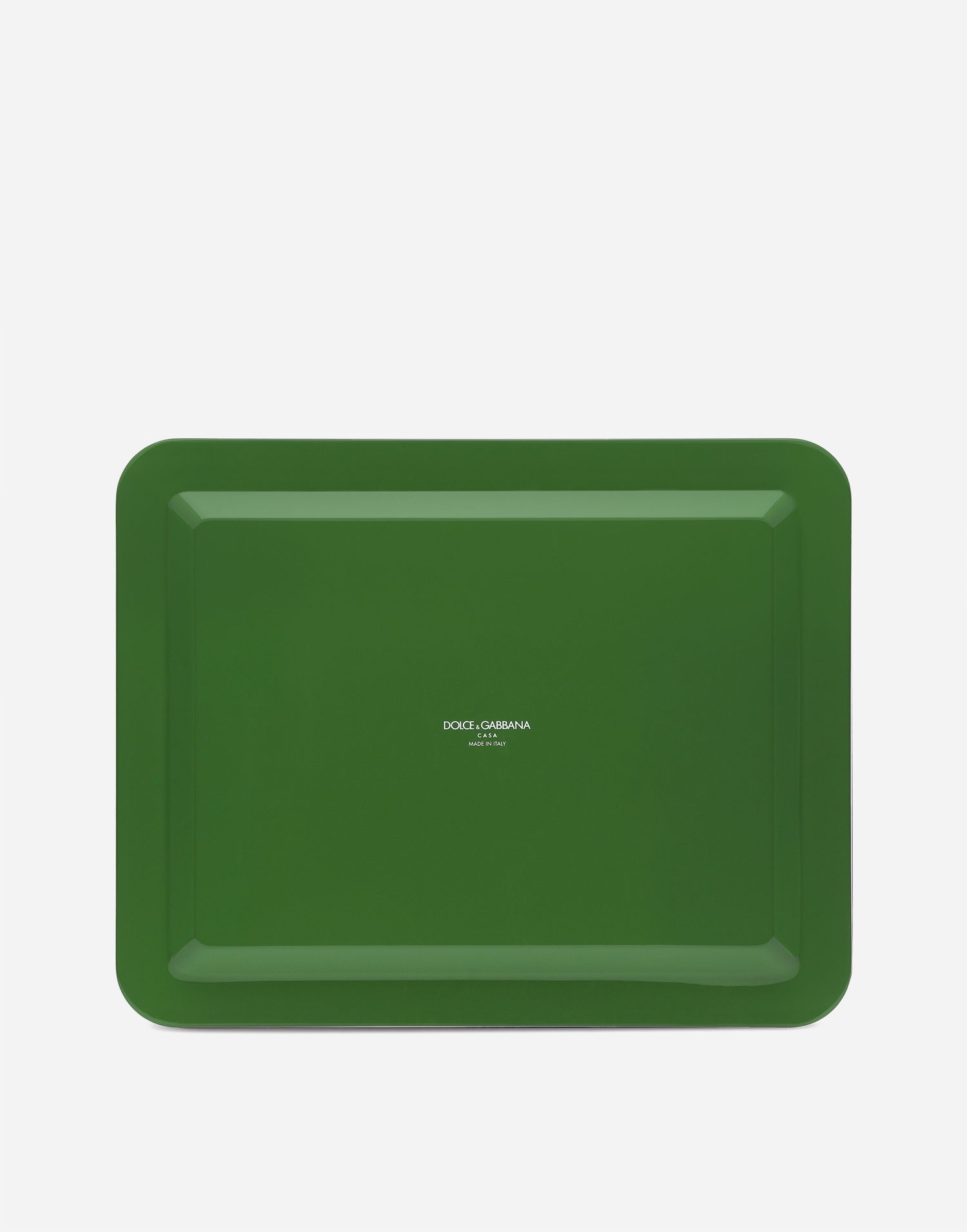 Home decor Dolce & Gabbana Dolce & Gabbana Medium Rectangular Decorative Tray Grøn | TC0018TCA69UV001, 1