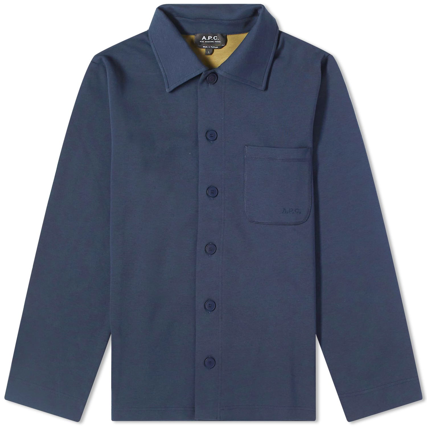 Jakke A.P.C. Charlie Work Jacket Mørkeblå | COGCH-H03175-IAJ, 0