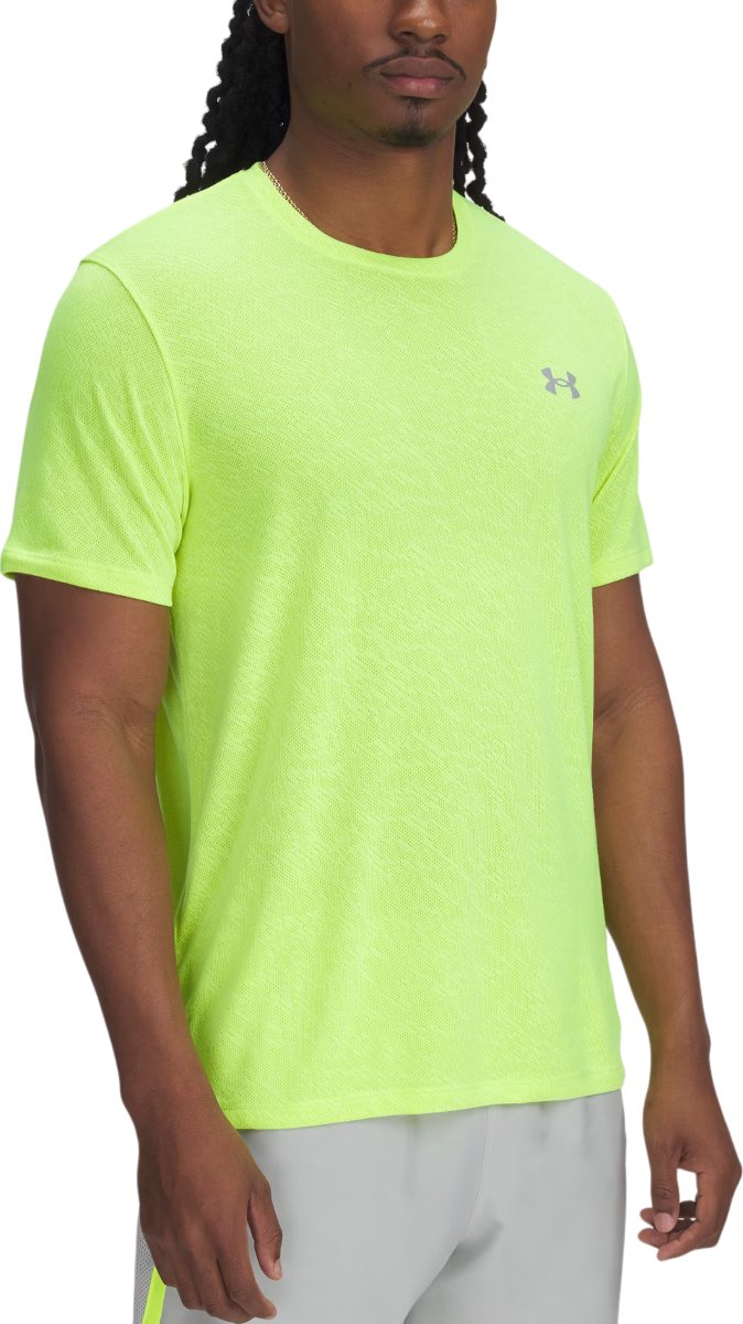 T-shirt Under Armour Under Armour UA Launch Camo Short Sleeve T-Shirt Gul | 1386681-731