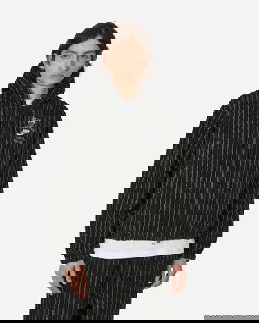 Jakke Nike Stüssy x Stripe Wool Jacket Sort | DR4023-010, 0