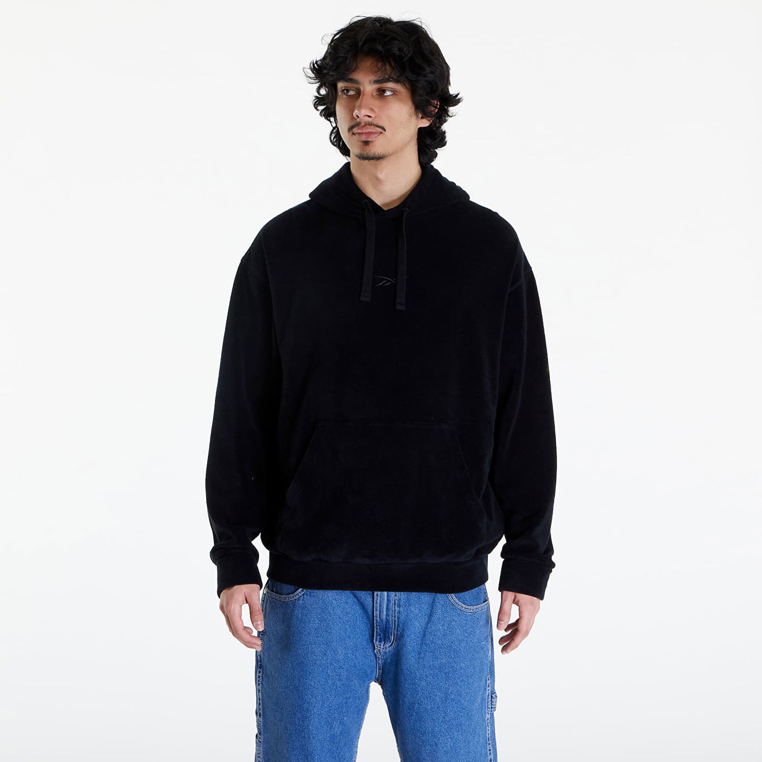 Sweatshirt Reebok Oversized Terry Hoodie UNISEX Sort | RMBB001C99FLE0021000, 0