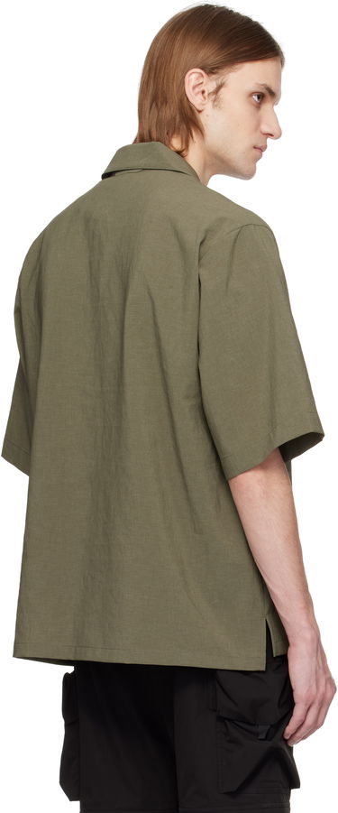 Skjorte Snow Peak Snow Peak Light Poplin Shirt Grøn | SH-25SU004, 2