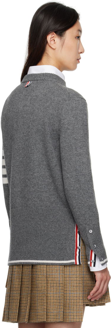 Sweater Thom Browne Thom Browne Merino Wool Geese Intarsia Sweater Grå | FKA499A-Y1029, 2
