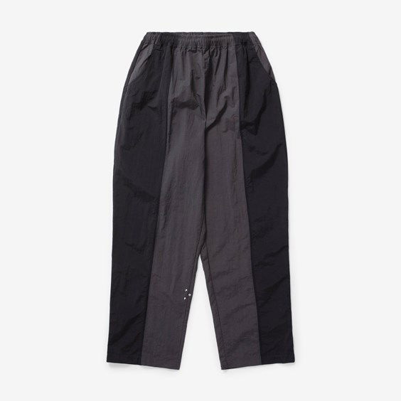 Joggingbukser Pop Trading Company Paneled Relaxed Fit Sports Pant Sort | POPAW23-04-011, 0