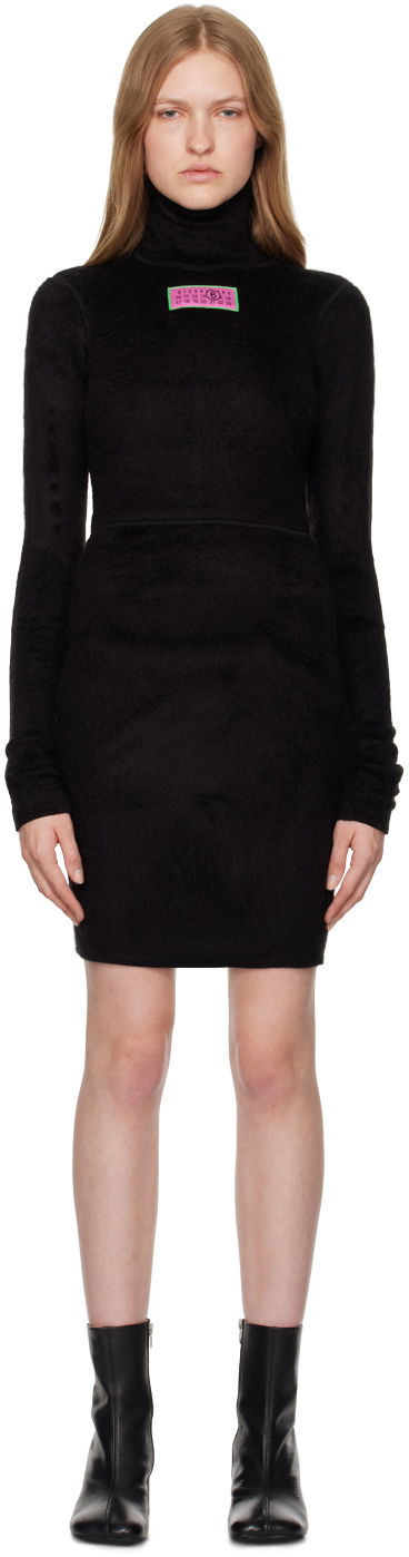 Kjole Maison Margiela Furry Jersey Mini Dress Sort | S62DD0033 M20045