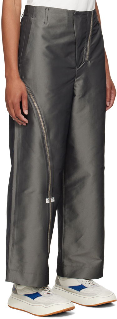 Bukser ADER ERROR Trousers With Side Zipper Grå | BN01SSBT0110CC, 4
