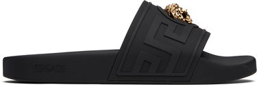Sneakers og sko Versace Versace 'La Medusa' Slides Sort | 1020535_1A15481, 0