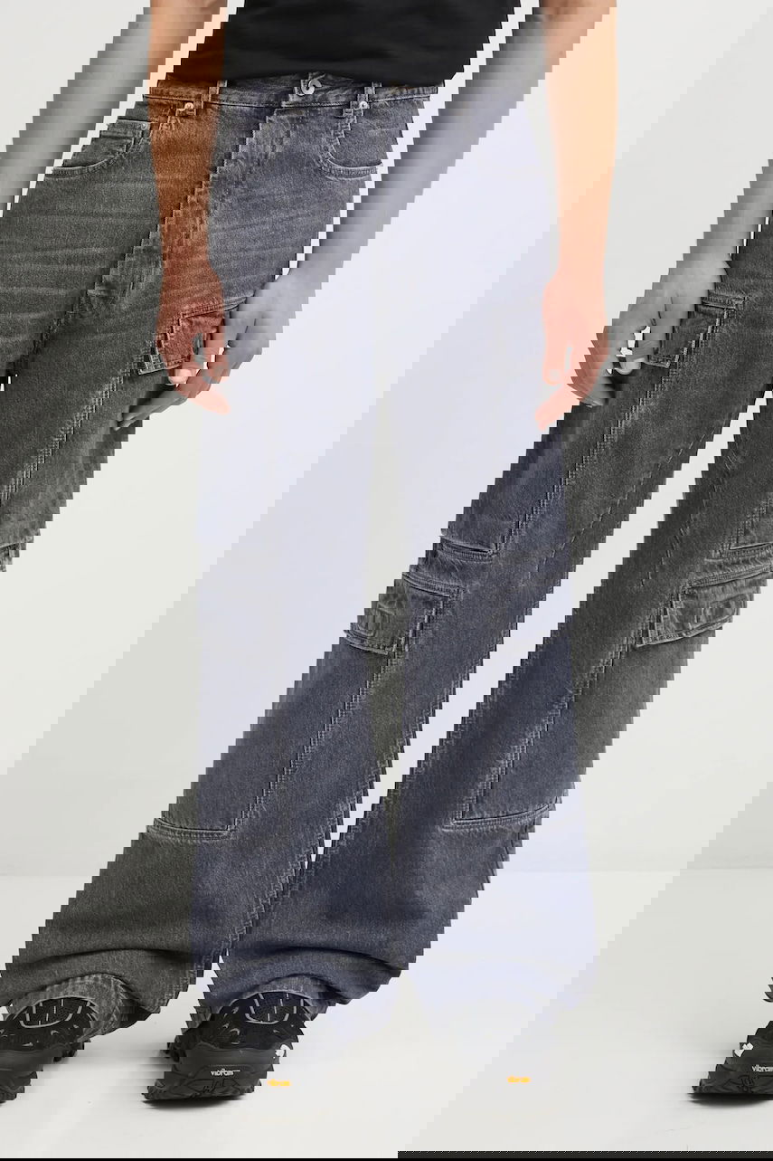 Cargo bukser Rick Owens Rick Owens DRKSHDW Double Cargo Jeans Grå | DU02E7361.DGY, 0