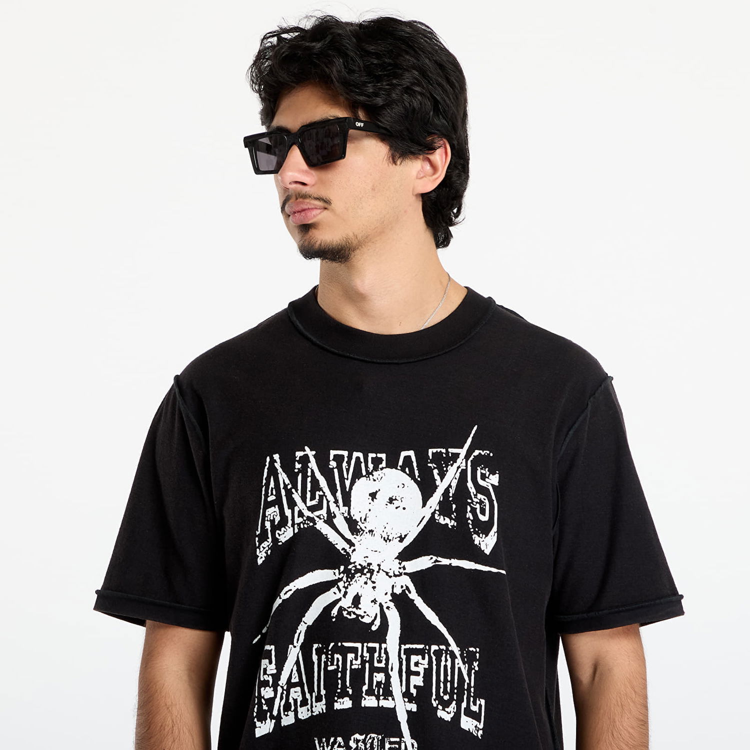T-shirt Wasted Paris T-Shirt Authentic Reverse Faded Always Faithful Spider Graphic Sort | WP_000322, 1