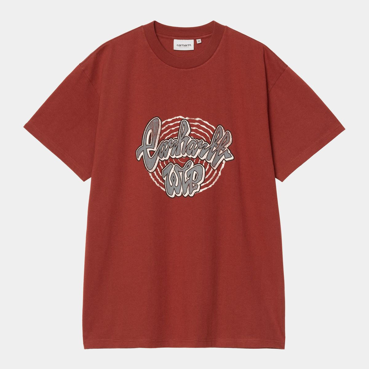 T-shirt Carhartt WIP S/S Chedda T-Shirt heavy stone wash Bourgogne | I035428_9, 0
