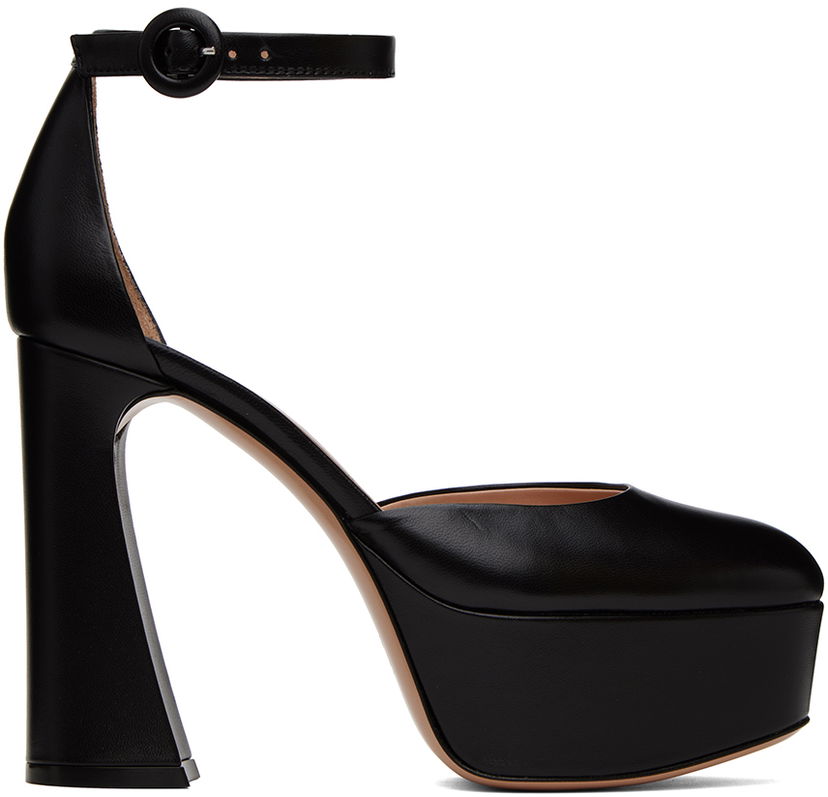 Sneakers og sko Gianvito Rossi D'Orsay Platform Heels Sort | G40389.70RIC.NAP