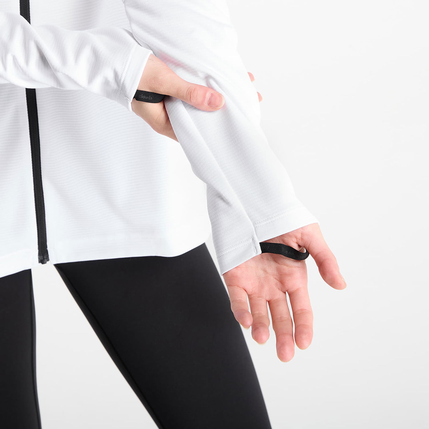 Sweatshirt On Running Climate Zip Hoodie Hvid | 1WE10330069, 1