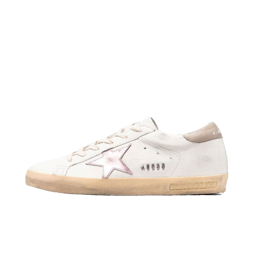 Sneakers og sko Golden Goose Super-Star White Antique Pink Metallic W Hvid | GWF00101.F004065.11373