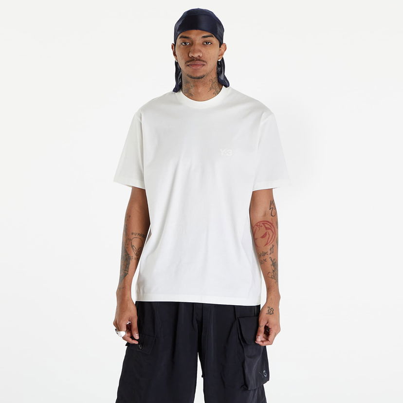T-shirt Y-3 Relaxed Short Sleeve Tee UNISEX White Hvid | IV8221