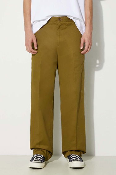 Bukser MAISON KITSUNÉ Maison Kitsuné Relaxed Chino Pants Grøn | MM01106WW0078, 3