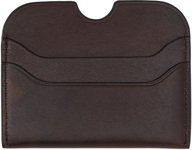 Tegnebog Acne Studios Leather Card Holder Brun | CG0268-, 1
