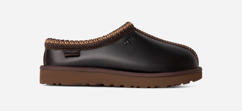 Sneakers og sko UGG UGG Tasman LTHR Leather Slippers Brun | 1170292-IWD
