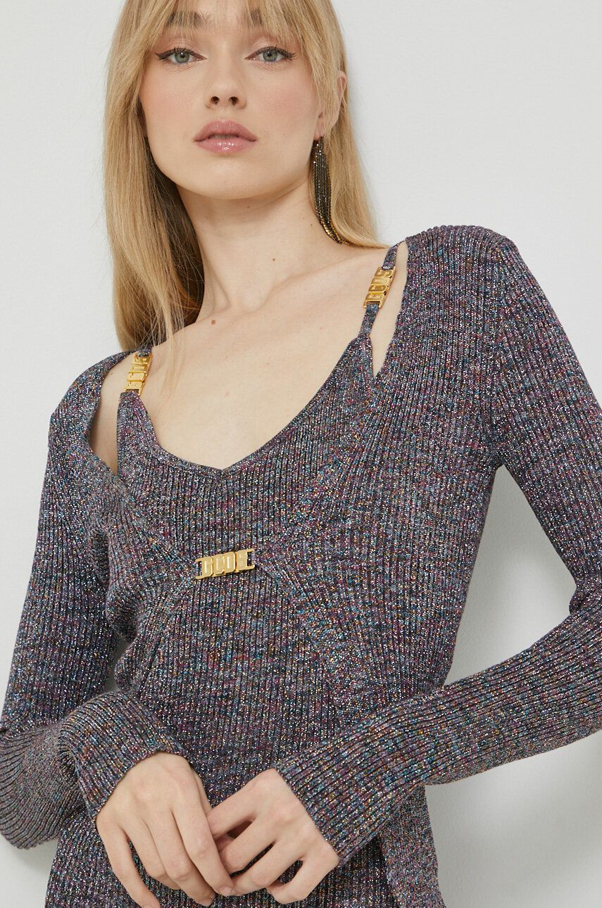 Sweater GCDS Cardigan Grå | SS23W370907, 0