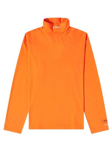Sweater HERON PRESTON CTNMB Roll Neck Tee Orange | HMAB027C99JER0012201