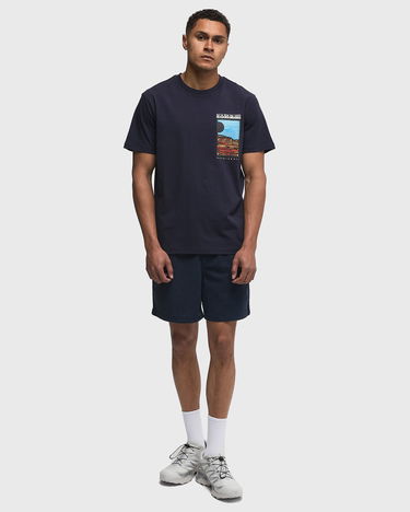T-shirt Napapijri Valdor Graphic T-Shirt Mørkeblå | NP0A4IE61761, 2