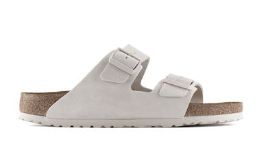 Sneakers og sko Birkenstock Arizona Soft Footbed Suede Leather Narrow Fit Hvid | 1024516, 0