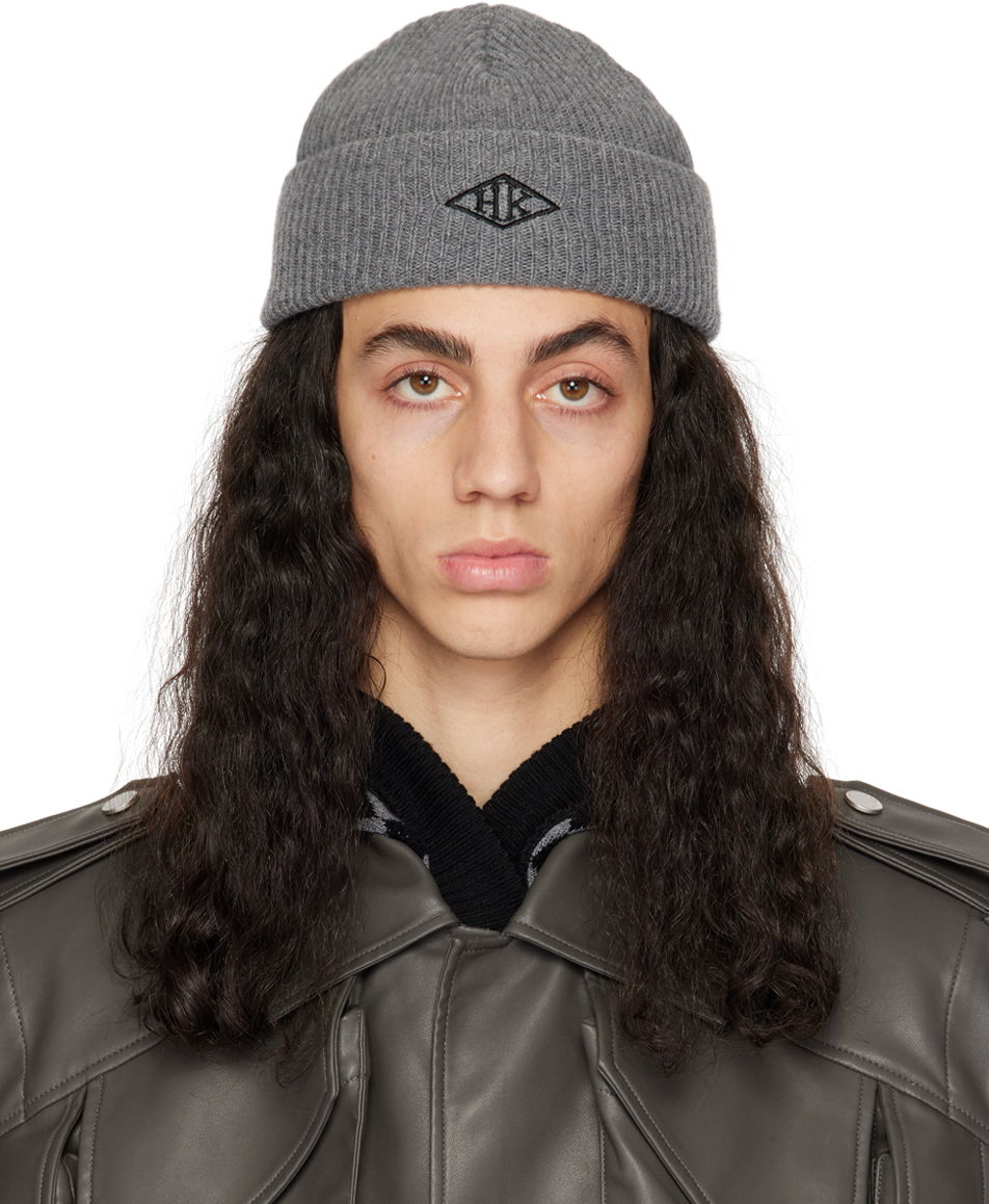 Beanie Han Kjøbenhavn Han Kjobenhavn Top Beanie Grå | A-131790, 0