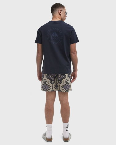 T-shirt Moose Knuckles Moose Knuckles Off Island T-Shirt Mørkeblå | M15MT770-833, 2