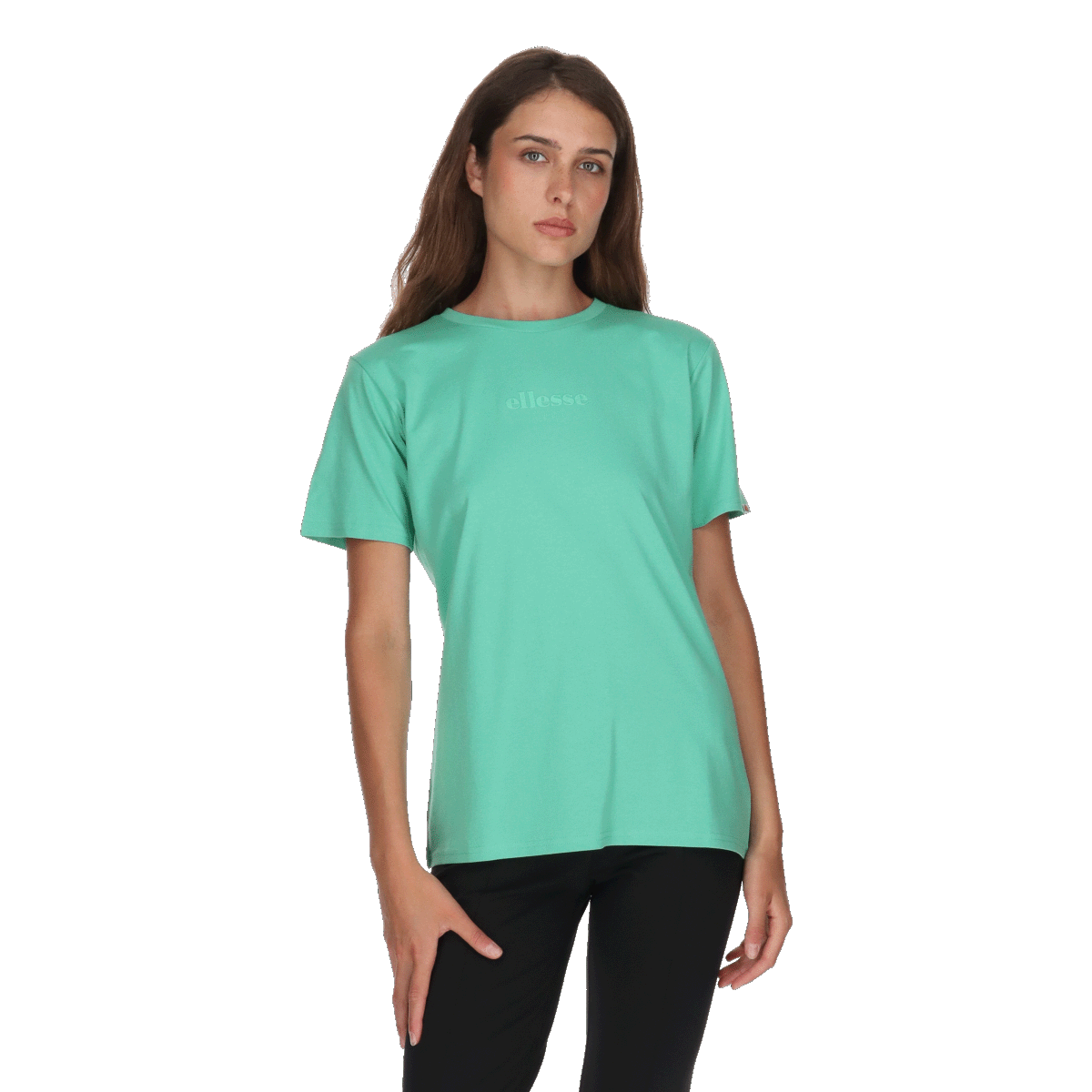 T-shirt Ellesse Embossed Logo T-Shirt Grøn | ELA253F801-60, 0