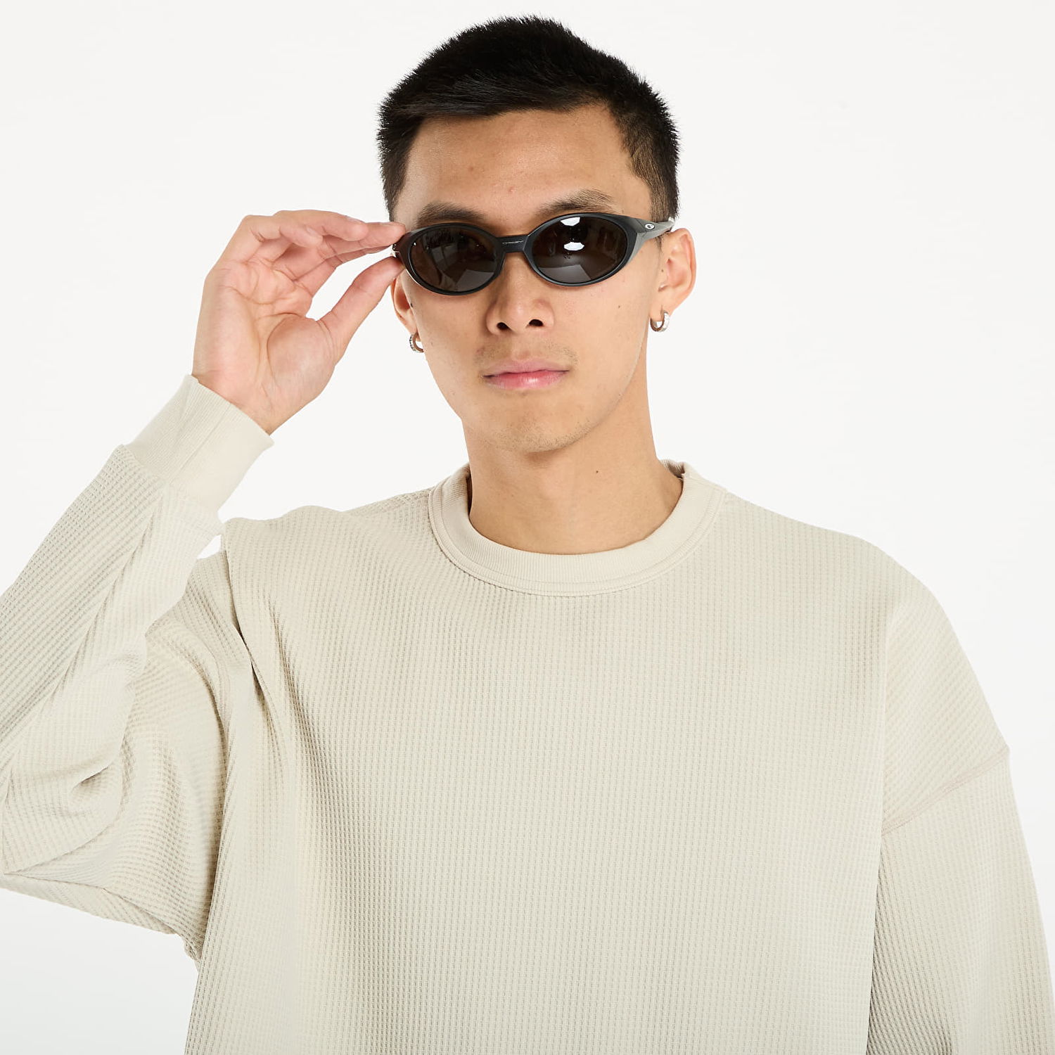 T-shirt OAKLEY Oakley Union Long Sleeve Wide T-Shirt Beige | FOA408132-20J, 1