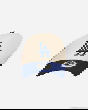Kasket New Era Los Angeles Dodgers All Star Game Patch 9FORTY E-Frame Adjustable Cap Beige | 60667702, 4