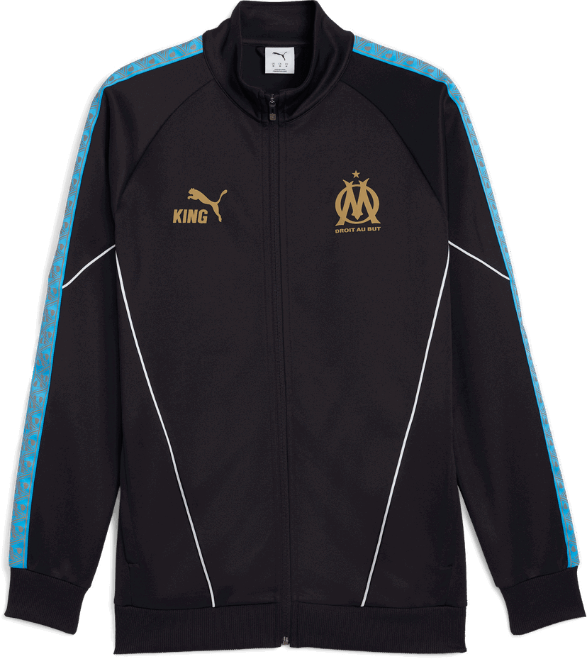 Jakke Puma Puma KING Olympique de Marseille Anthem Jacket Mørkeblå | 781557-16