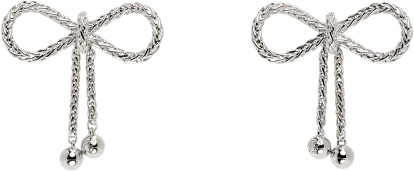 Øreringe Blumarine Blumarine Bow Drop Earrings Metalisk | P522W310A