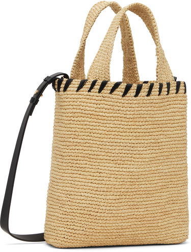 Mulepose LANVIN Lanvin Nano Raffia Tote Bag Beige | LW-BGST01-RAF1-P25, 2