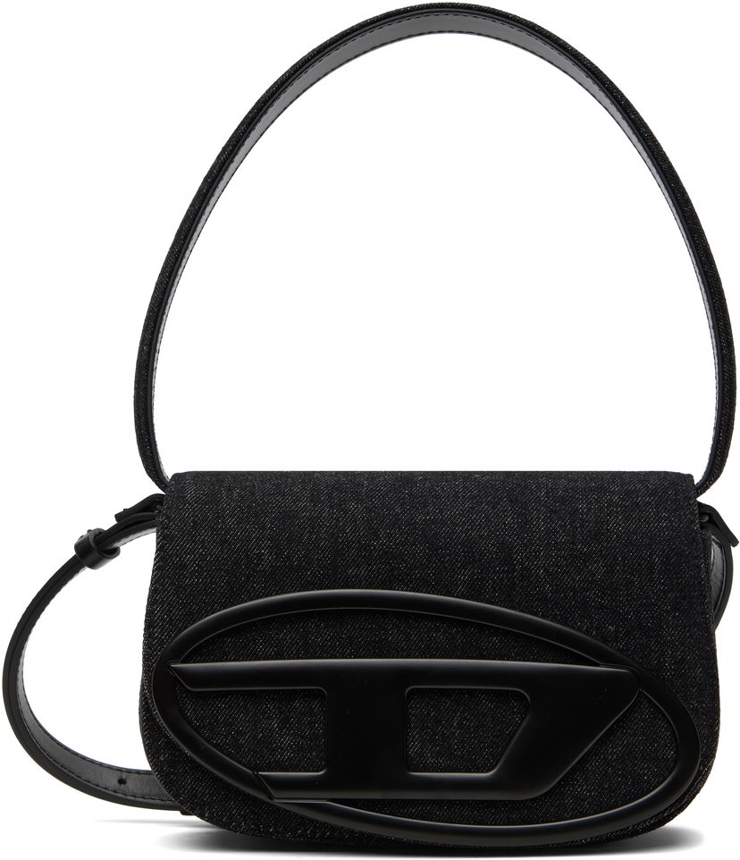 Håndtaske Diesel 1dr Denim Shoulder Bag Sort | X08396 P6901