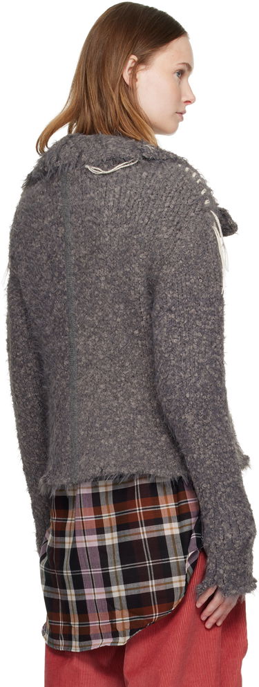 Jakke Andersson Bell Harlow Damaged Knit Jacket Grå | atb1388w, 2