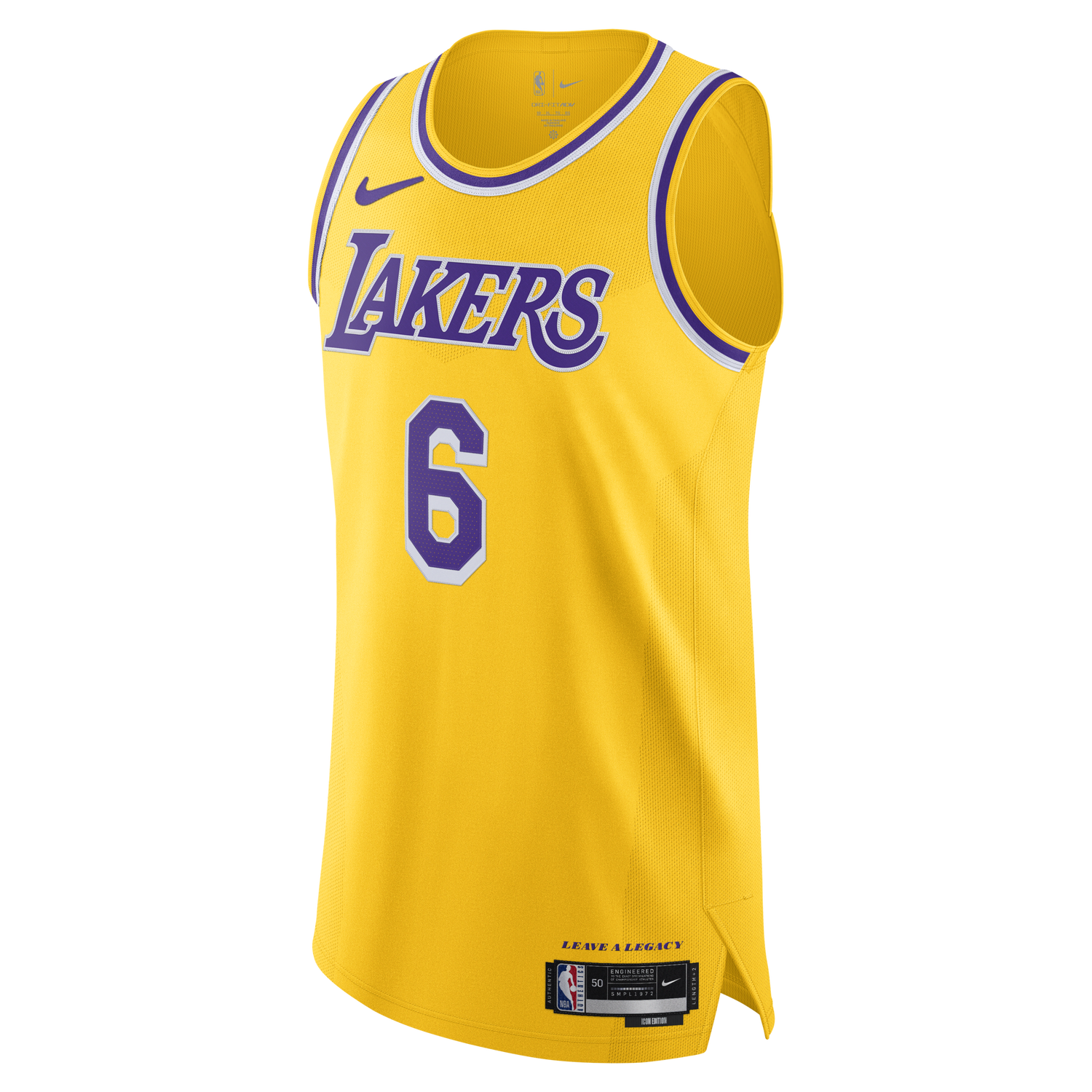 Jersey Nike Dri-FIT ADV NBA Authentic Los Angeles Lakers Icon Edition 2022/23 Jersey Gul | DM6028-728, 0