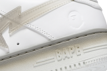 Sneakers og sko BAPE Bape Sta #5 White/Grey Hvid | 0ZXSHM191054L-WHT, 5