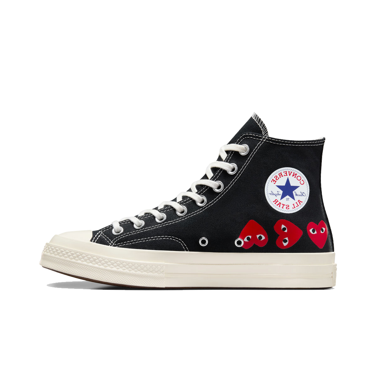 Sneakers og sko Converse Comme des Garçons PLAY x Chuck 70 Hi Sort | A08147C, 0