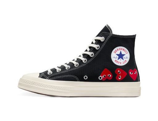 Sneakers og sko Converse Comme des Garçons PLAY x Chuck 70 Hi Sort | A08147C