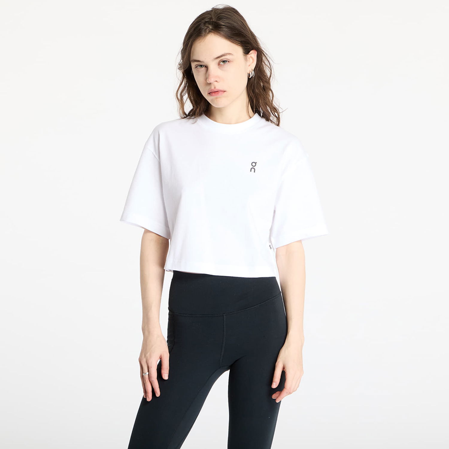 Crop top On Running Club Boxy Cropped T-Shirt Hvid | 1WF11120069 W, 0