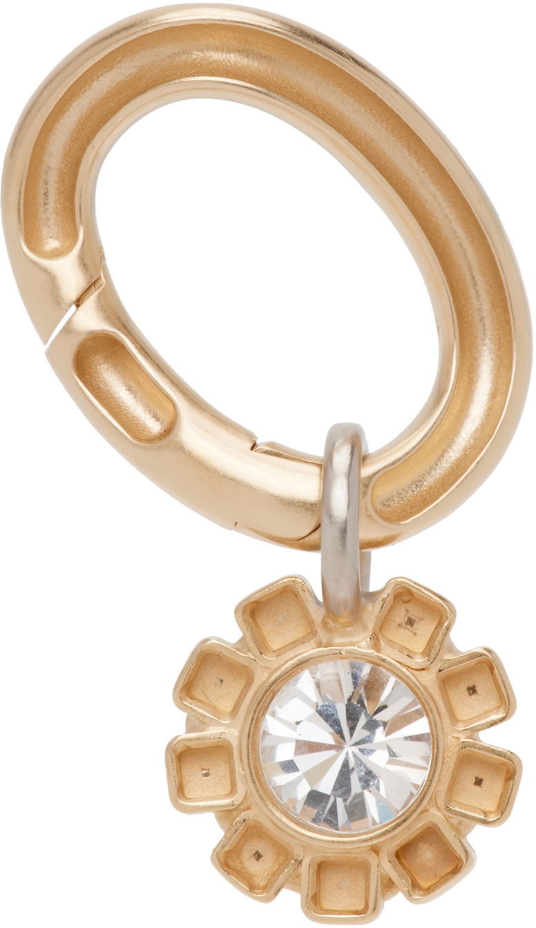 Ring Maison Margiela Graphic Single Earring With Crystal Metalisk | SM1VG0029 SV0164