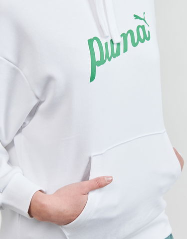 Sweatshirt Puma Puma ESS+ Blossom Script Hoodie Hvid | 679348-02, 4