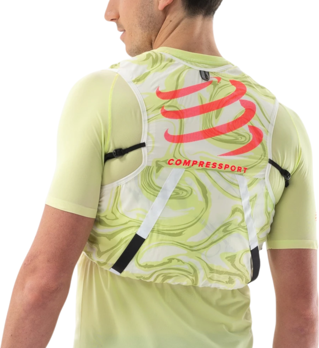 Rygsæk Compressport Ultrun Evo 10 Hydration Vest Hvid | xbpu6060-xbpu6060062, 1